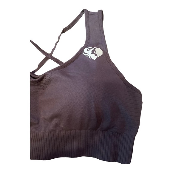 WOMEN'S Best Wear POWER SEAMLESS SPORTS BRA - charcoal gray - Picture 3 of 12